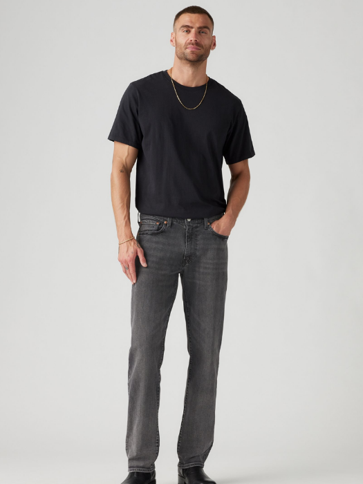 Levi's Blugi Gri Inchis 514 Straight Barbati [1]