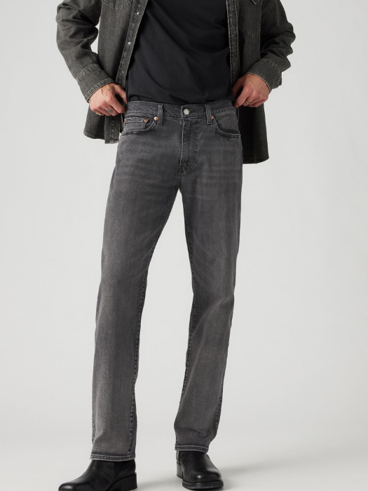 Levi's Blugi Gri Inchis 514 Straight Barbati [5]