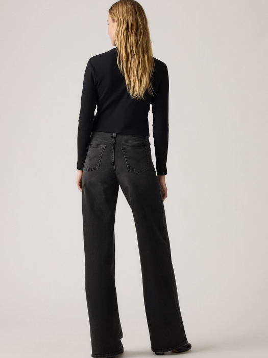 Levi's Женские Джинсы Тёмные Серые 728 Wide Leg [3]