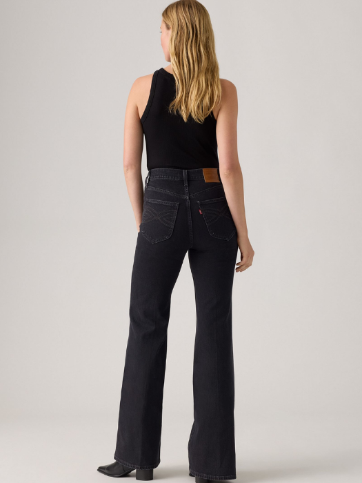 Levi's Женские Джинсы Тёмные Серые RIBCAGE BELL Slim Flare [3]