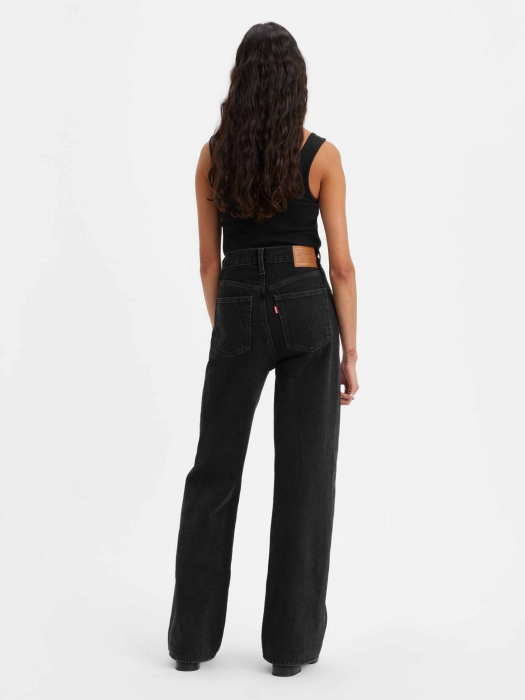 Levi's Женские Джинсы Тёмные Серые Ribcage Wide Leg Ribcage [3]