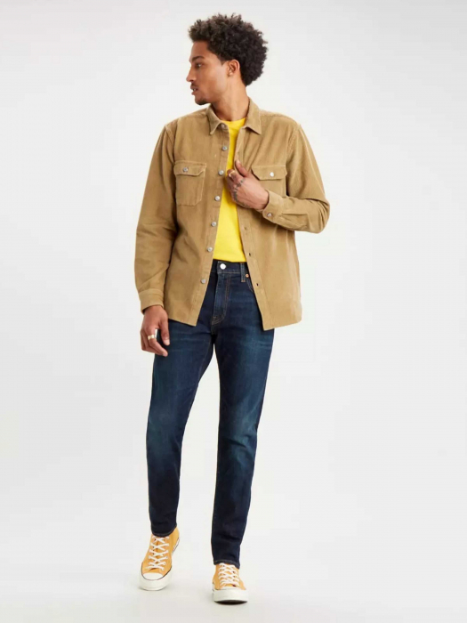 Levi's Мужские Джинсы Темно-Синие 512 Slim Taper [1]