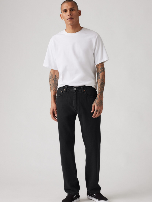 Levi's Blugi Gri Inchis 555 Relaxed Straight Barbati [1]
