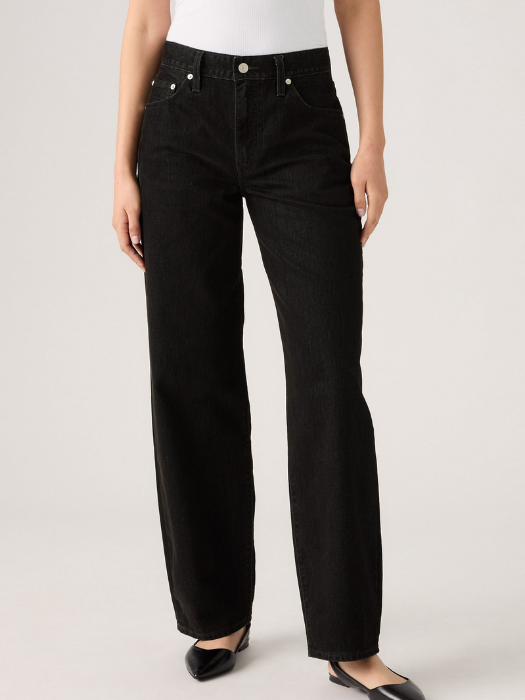 Levi's Blugi Negri Baggy Dad Baggy Femei [3]