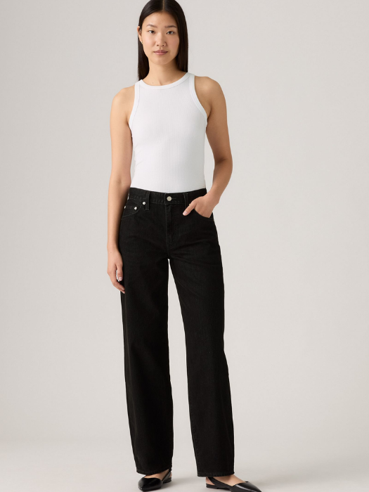 Levi's Blugi Negri Baggy Dad Baggy Femei [1]