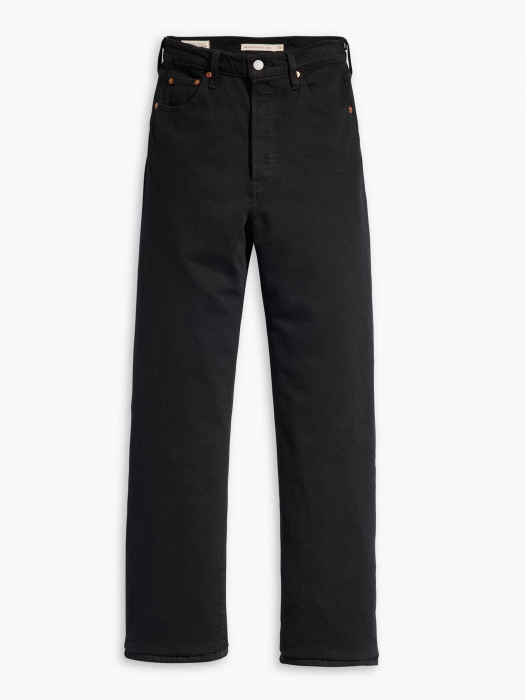 Levi's Женские Джинсы Чёрные Ribcage Straight Ankle Straight [5]