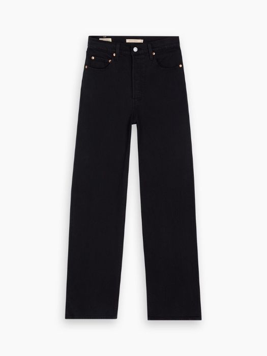 Levi's Blugi Negri Ribcage Full Length Straight Femei [8]