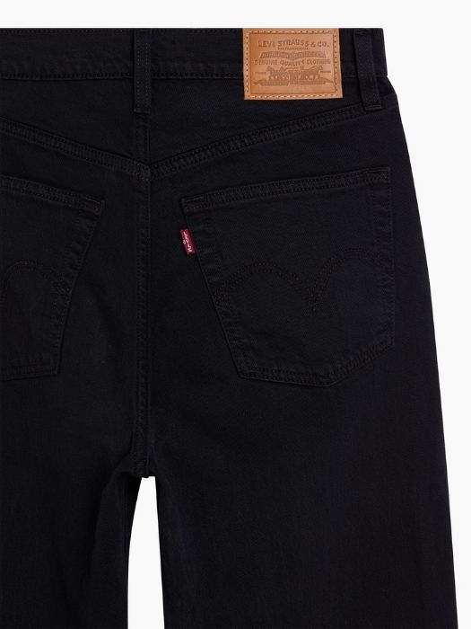 Levi's Blugi Negri Ribcage Full Length Straight Femei [7]