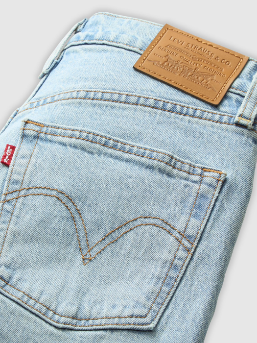 Levi's Blugi Albastri RIBCAGE Straight Femei [6]