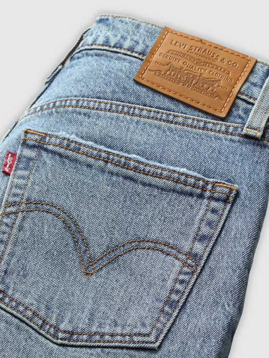 Levi's Женские Джинсы Синие Ribcage Straight Ankle Straight [6]