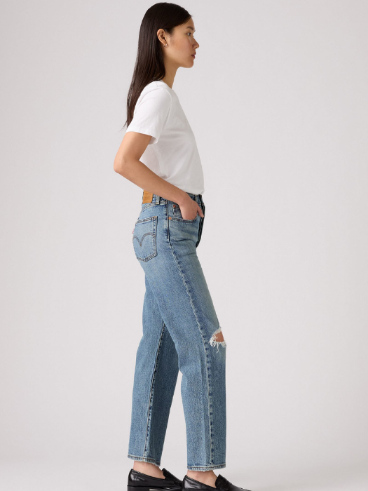 Levi's Женские Джинсы Синие Ribcage Straight Ankle Straight [2]
