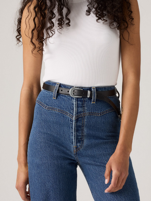 Levi's Женские Джинсы Синие Ribcage Western Straight [5]