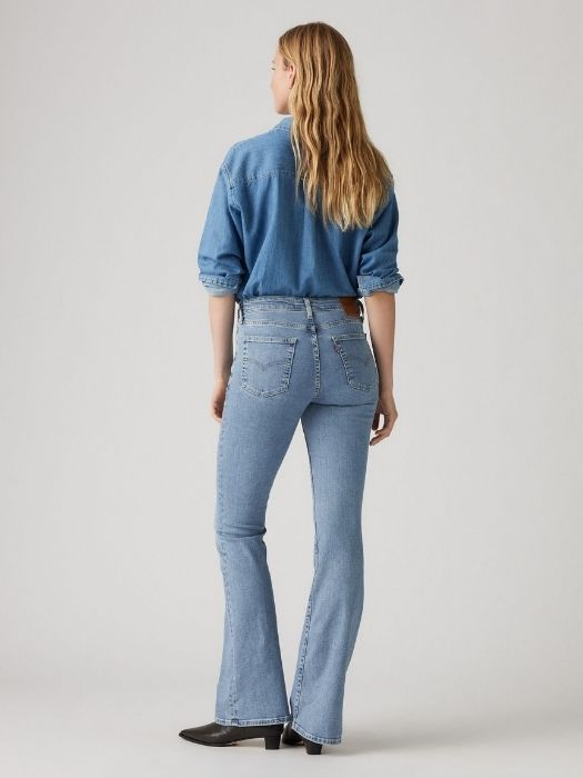 Levi's Blugi Albastri Deschisi 726 Flare Femei [4]