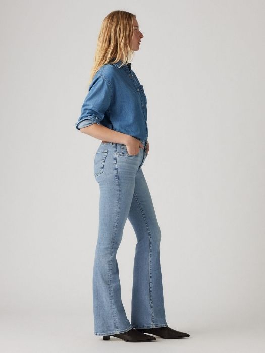 Levi's Blugi Albastri Deschisi 726 Flare Femei [7]