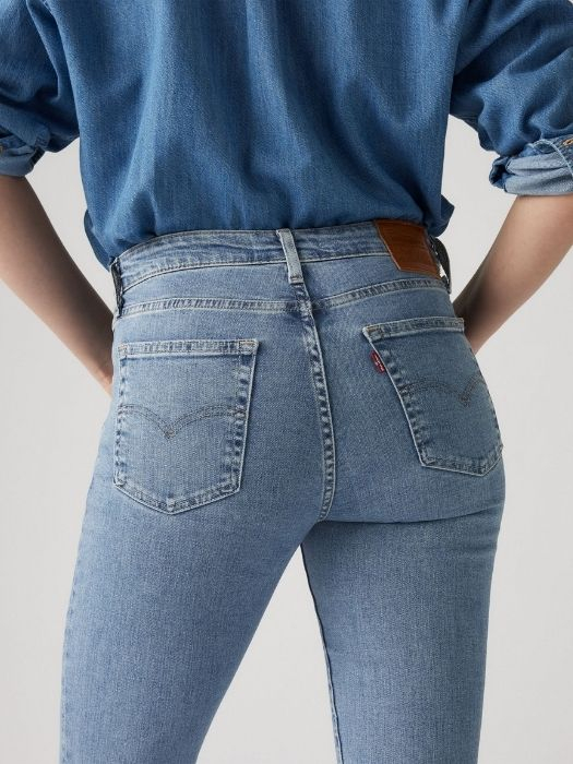 Levi's Blugi Albastri Deschisi 726 Flare Femei [10]
