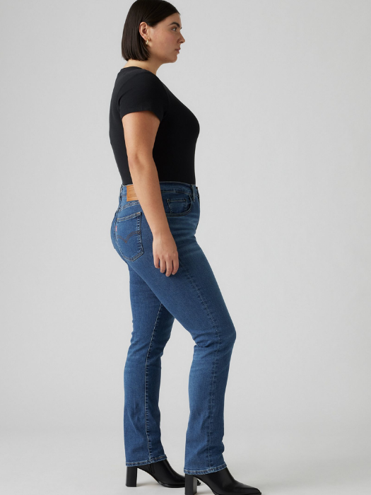 Levi's Blugi Albastri Deschisi 724 Straight Femei [8]