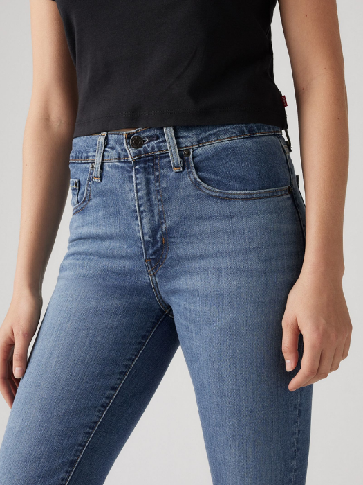 Levi's Blugi Albastri Deschisi 724 Straight Femei [5]