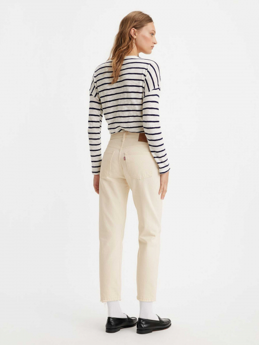 Levi's Женские Джинсы Кремовые 501 CROP Straight [3]