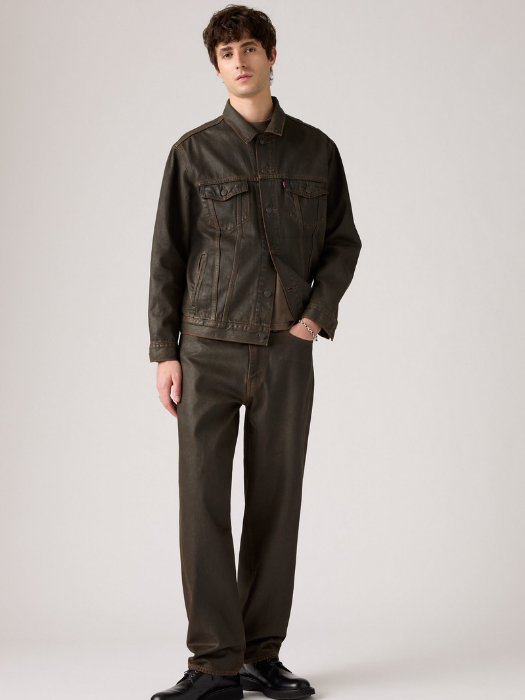 Levi's Джинсы Brown Wood Journal Coated 568 Loose Straight [4]