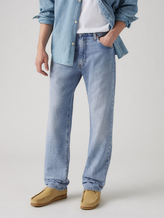Levi's Мужские Джинсы Синие 555 Relaxed Straight [4]