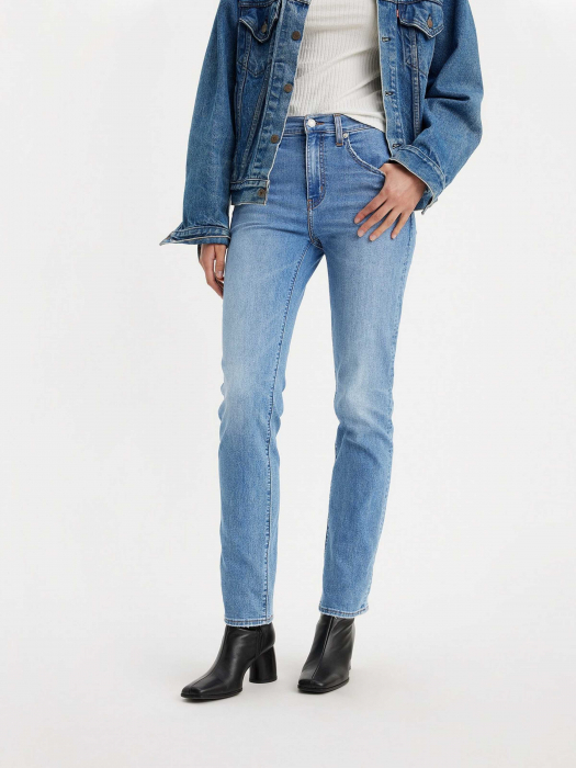 Levi's Blugi Albastri 724 Straight Femei [5]