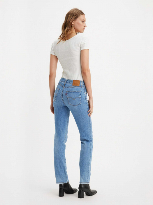 Levi's Blugi Albastri 724 Straight Femei [2]