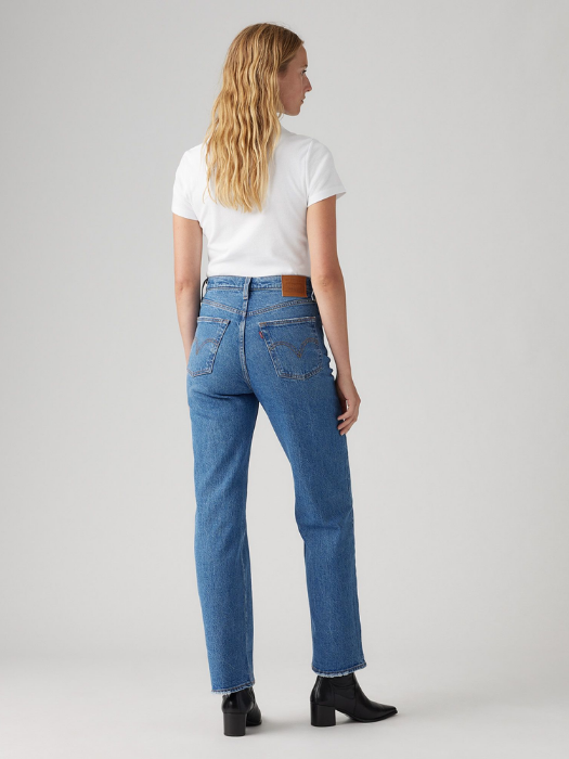 Levi's Женские Джинсы Синие RIBCAGE Straight [3]