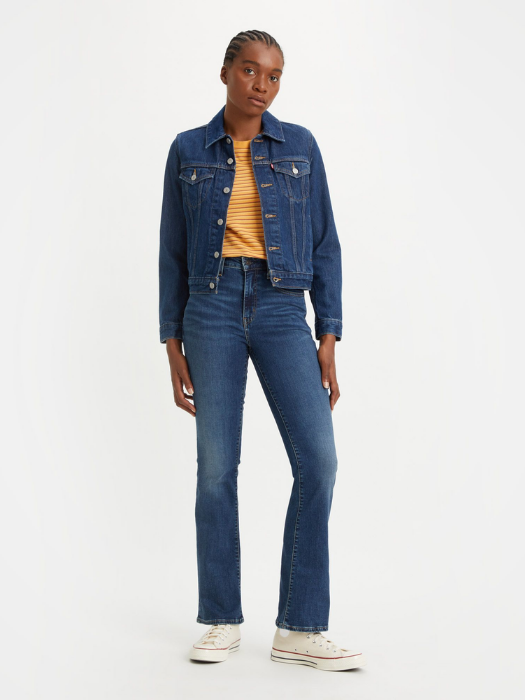 Levi's Blugi Albastri 725 Bootcut Femei [11]