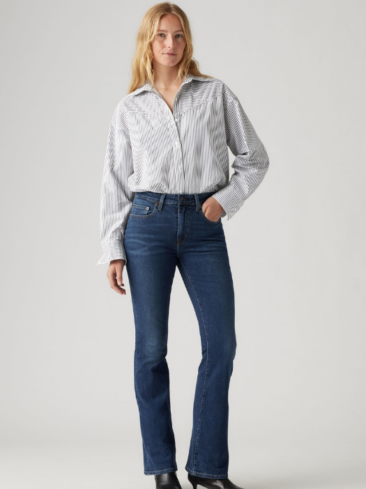 Levi's Blugi Albastri 725 Bootcut Femei [1]