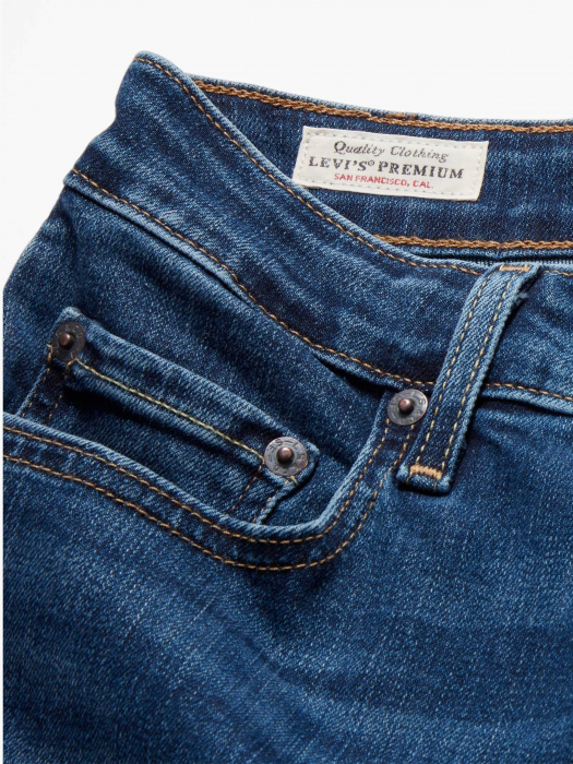 Levi's Blugi Albastri 725 Bootcut Femei [7]