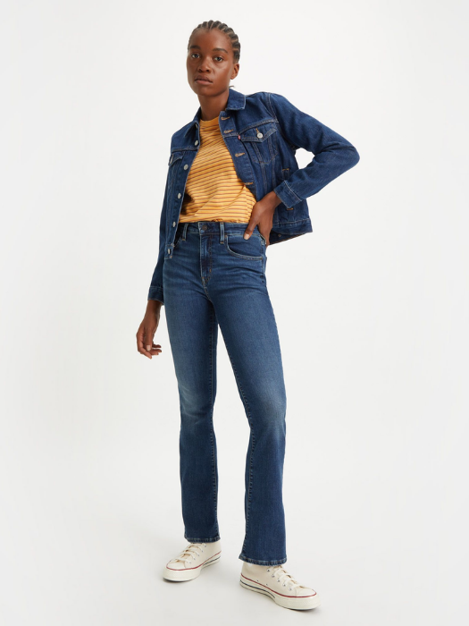 Levi's Blugi Albastri 725 Bootcut Femei [10]