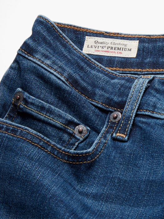 Levi's Blugi Albastri 725 Bootcut Femei [5]