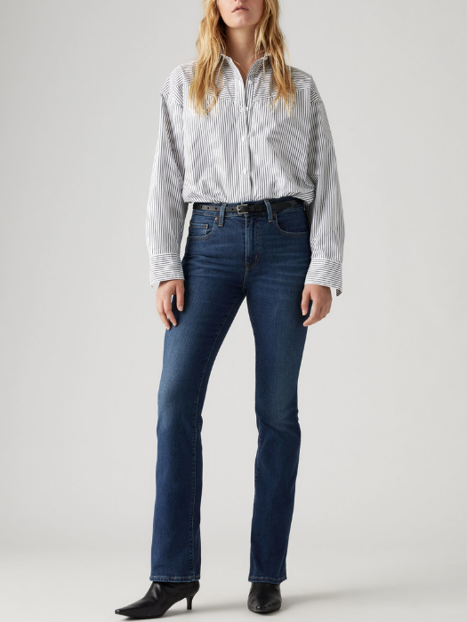 Levi's Blugi Albastri 725 Bootcut Femei [8]