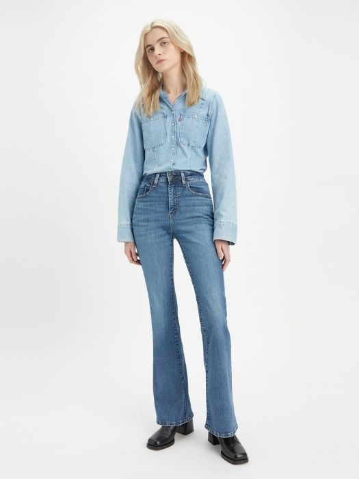 Levi's Blugi Albastri 726 Flare Femei [1]