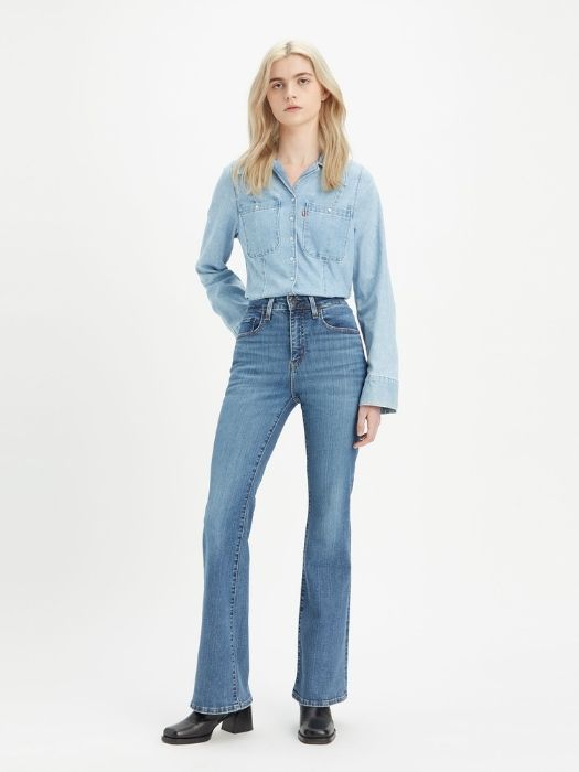 Levi's Blugi Albastri 726 Flare Femei [3]