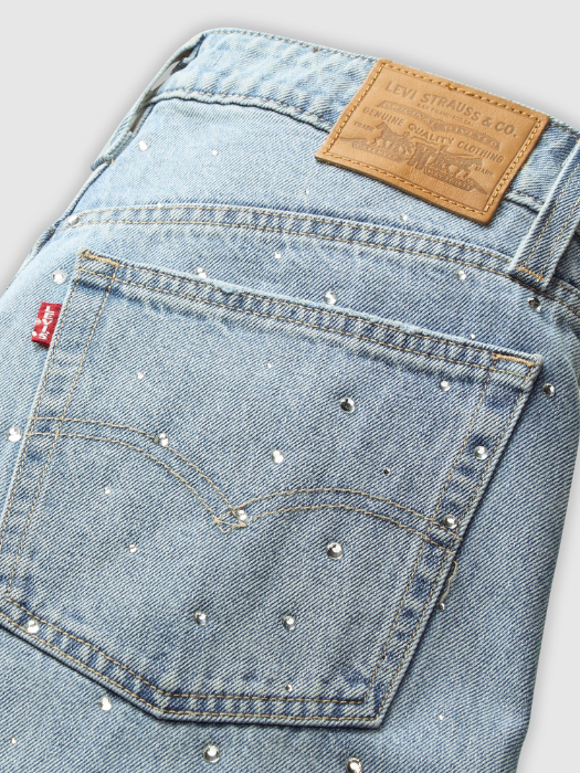 Levi's Blugi Albastri Deschisi Baggy Dad Barrel Barrel Femei [6]