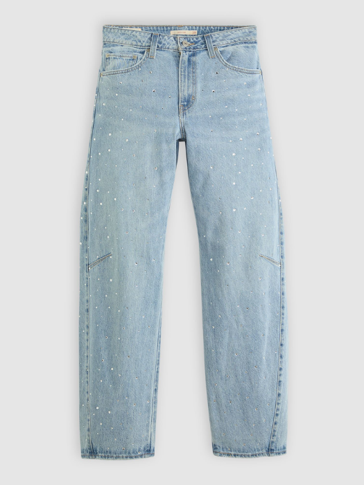 Levi's Blugi Albastri Deschisi Baggy Dad Barrel Barrel Femei [7]
