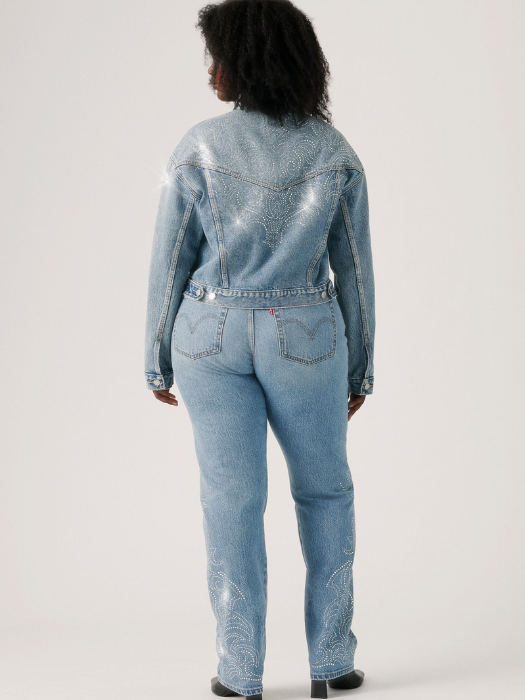 Levi's Blugi Denim Venom Curve 501 Curve Straight Femei [4]