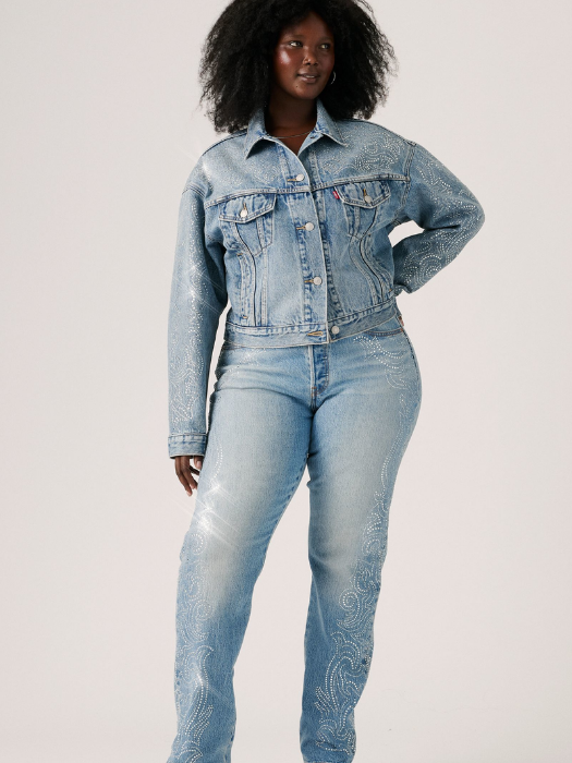 Levi's Blugi Denim Venom Curve 501 Curve Straight Femei [3]