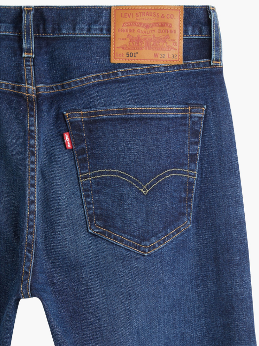Levi's Мужские Джинсы Синие 501 Regular [6]
