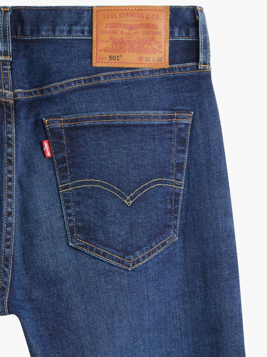 Levi's Blugi Albastri 501 Regular Barbati [6]
