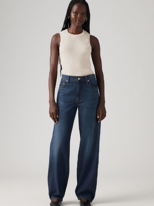 Levi's Blugi Albastri Baggy Dad Baggy Femei [1]