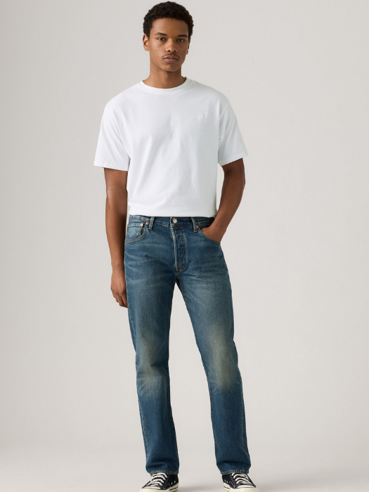 Levi's Blugi Navy 501 93 Straight Barbati [1]