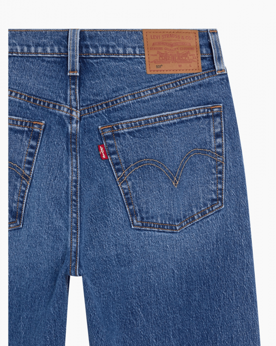 Levi's Женские Джинсы Синие 501 CROP Straight [9]