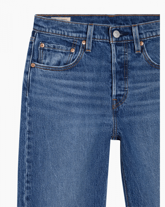 Levi's Женские Джинсы Синие 501 CROP Straight [8]
