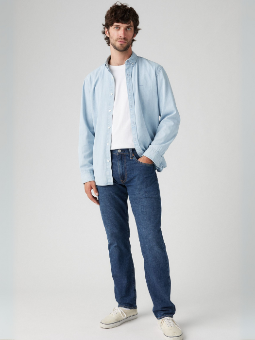 Levi's Мужские Джинсы Темно-Синие 502 Tapered [6]