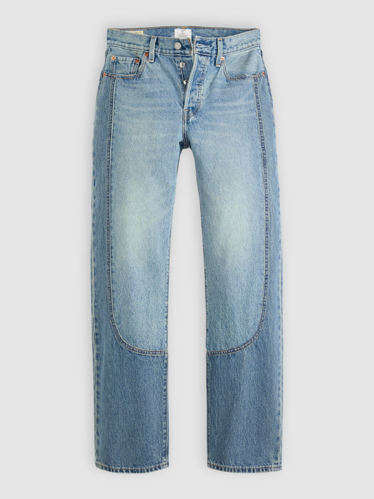 Levi's Blugi Albastri 501 Straight Femei [7]