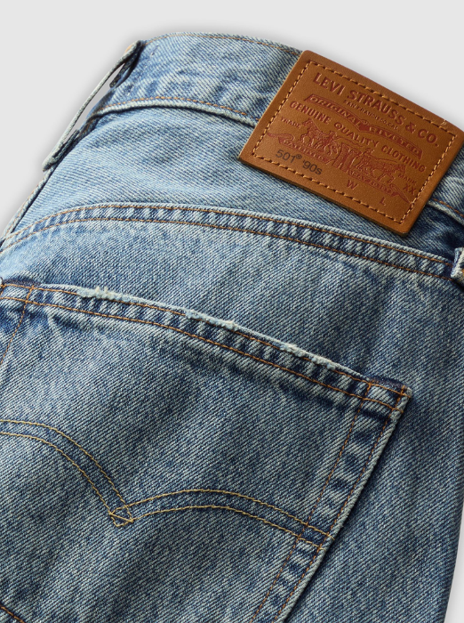 Levi's Blugi Fresh Plan Selvedge 501 90 Straight Femei [6]