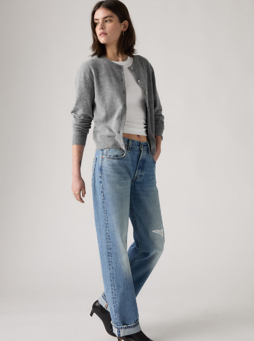 Levi's Blugi Fresh Plan Selvedge 501 90 Straight Femei [5]
