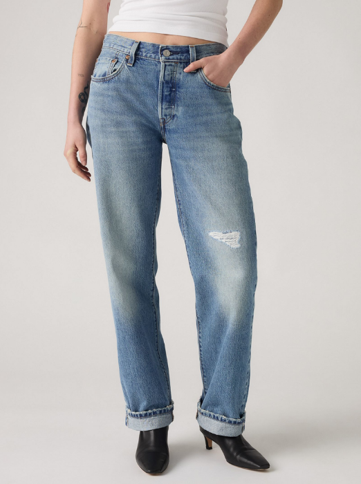Levi's Blugi Fresh Plan Selvedge 501 90 Straight Femei [3]